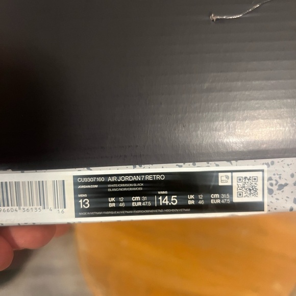 Jordan Retro 7 Infrared men size 13 good condition - Picture 7 of 8